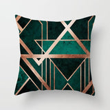 Metallic Roadway Throw Pillow Cover, Set of 2