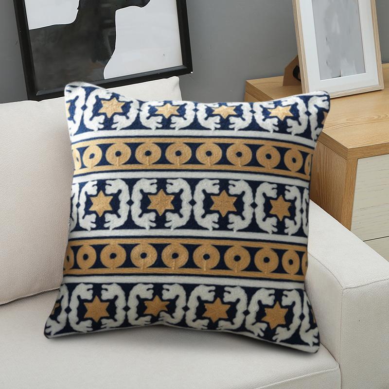 Balanced Cotton Throw Pillow Cover, Set of 2-Detail